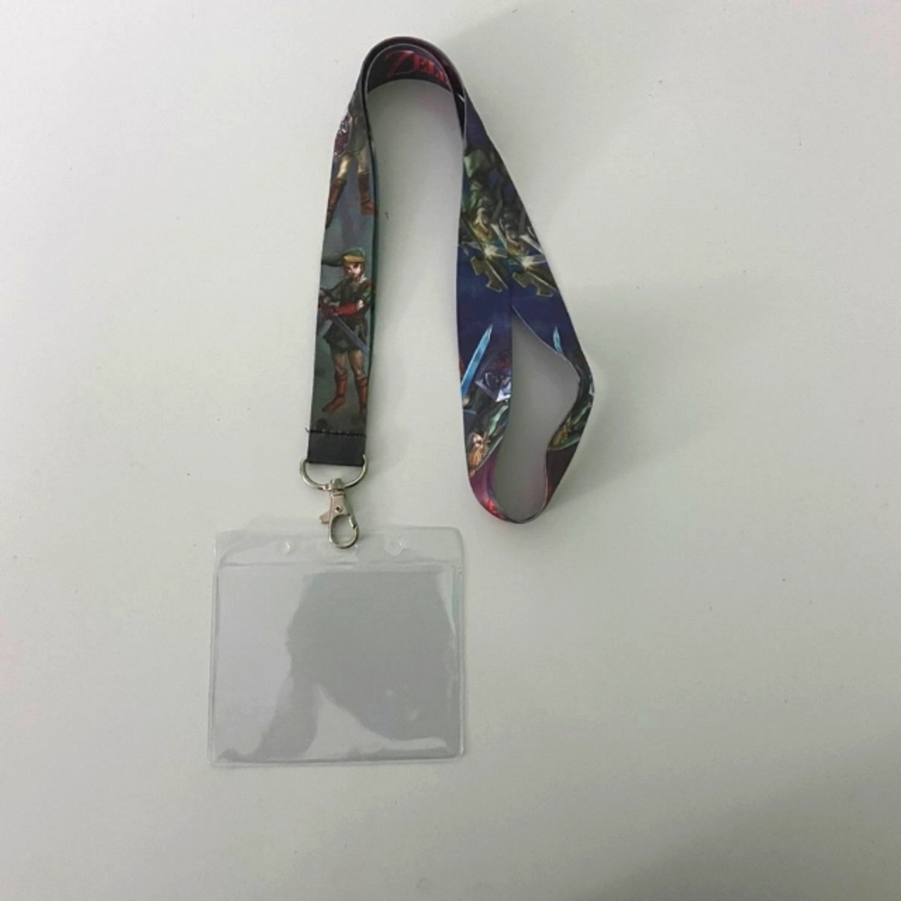 V3. Best Nintendo Switch Game The Legend of Zelda Lanyard & Vaccine Card Holder